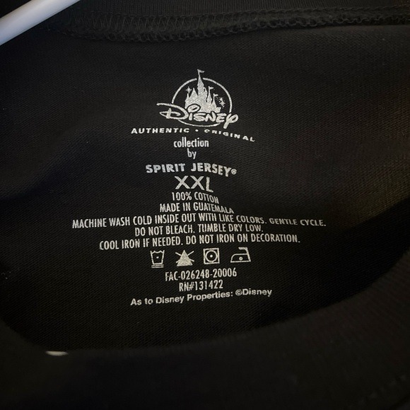 Disney Parks Disneyland Resort Black On White Spirit Shirt Jersey Size 2XL New - Picture 6 of 8